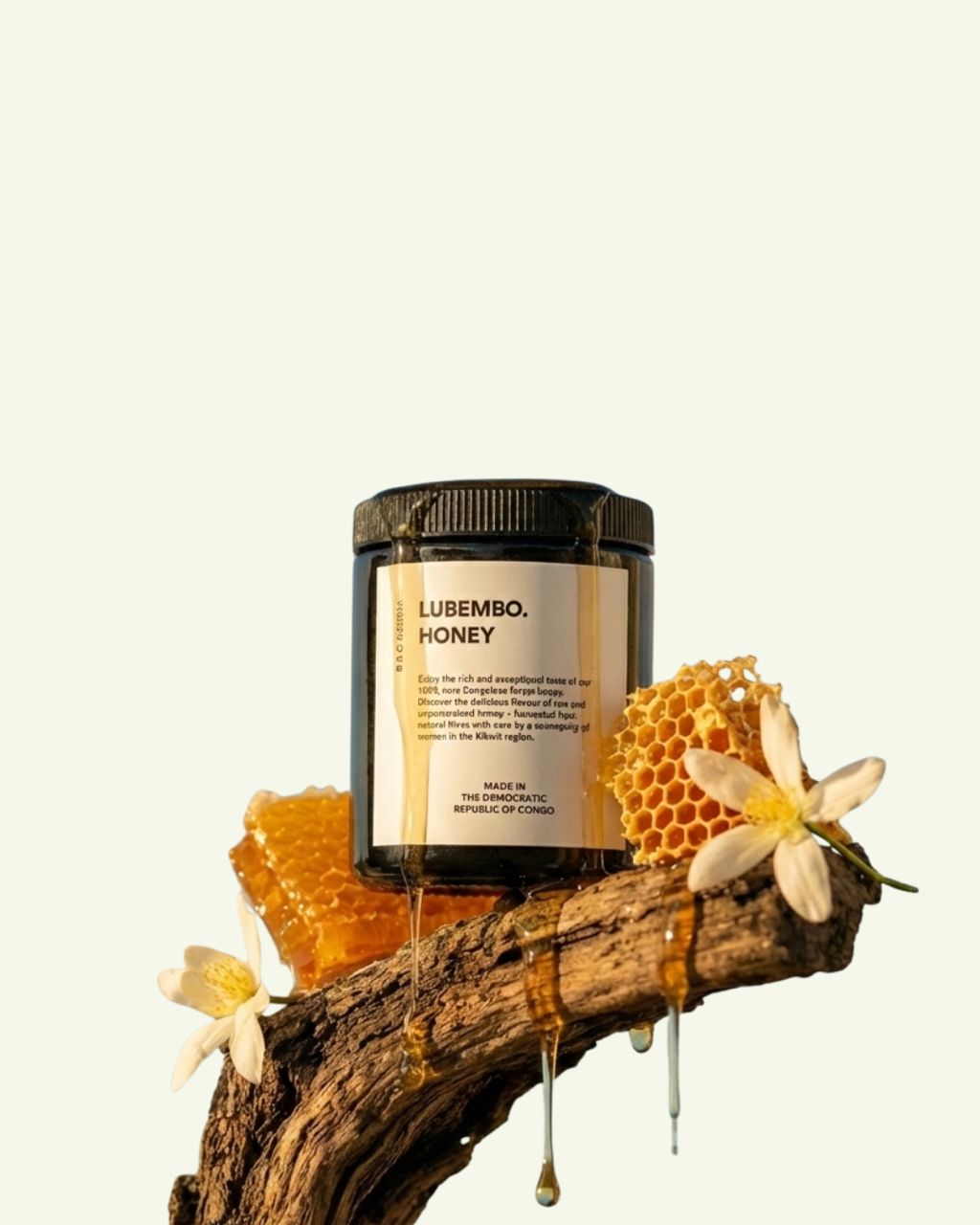 Lubembo Kikwit Forest Honey – Pure Dark Congolese Honey
