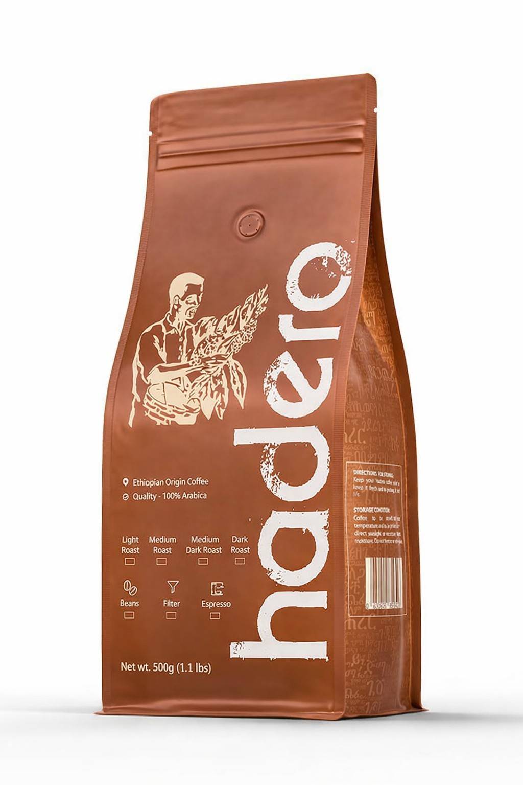 Hadero Coffee Roasted Beans 500g