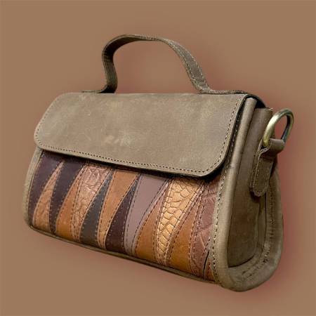 Mosaic Mini Leather Bag