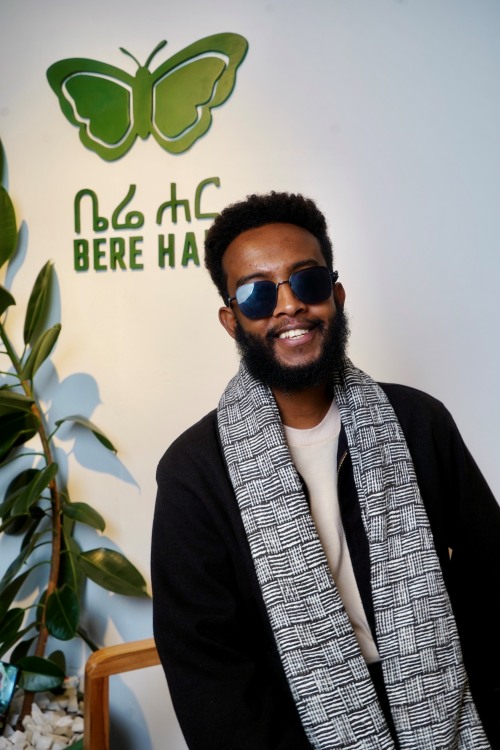 Abyssinia Checkered silk scarf