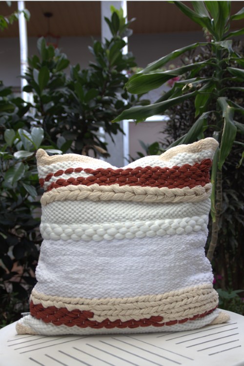 Tana Clay Weave Pillow Cover