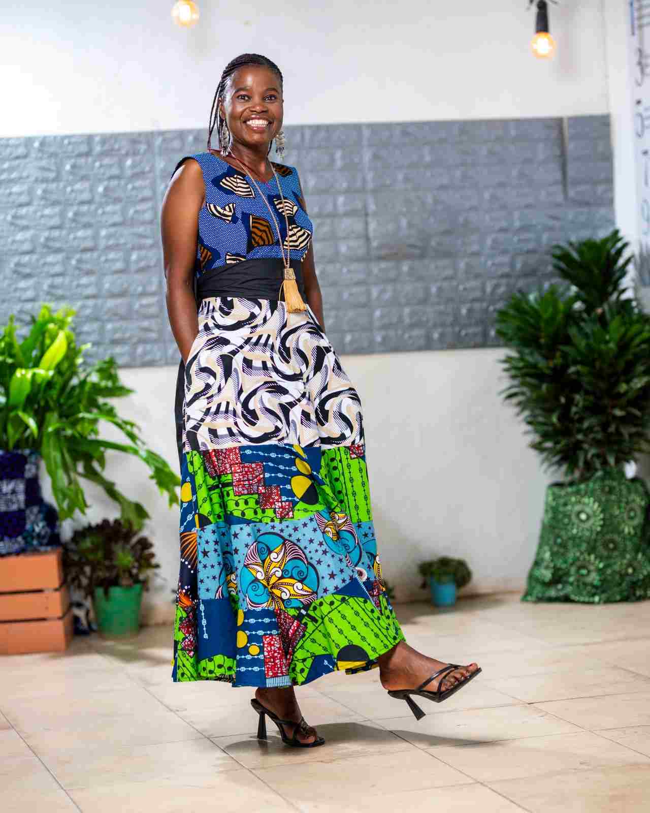 Mwape Tier Maxi Dress