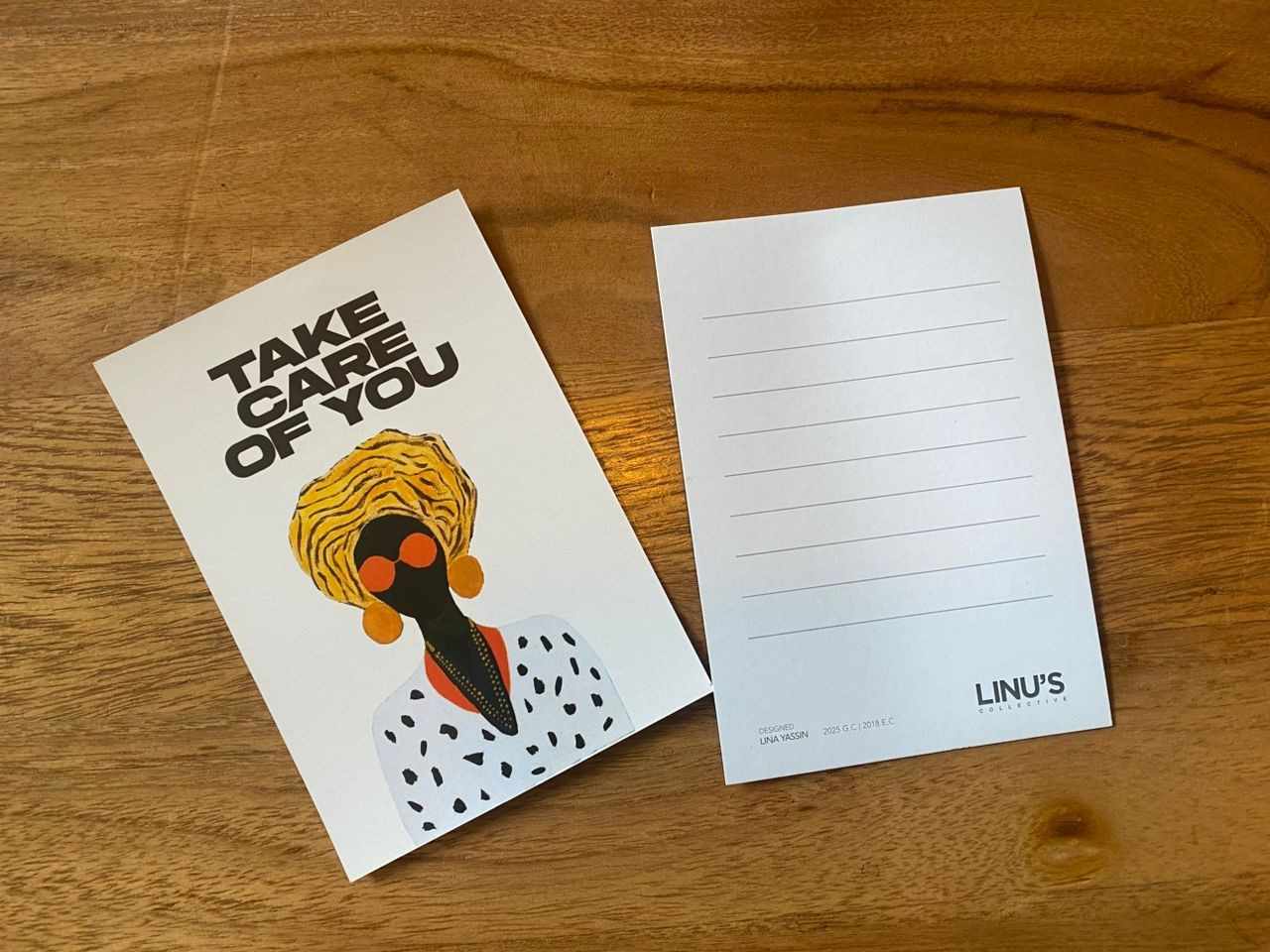 "Take Care of Yourself" Postcard