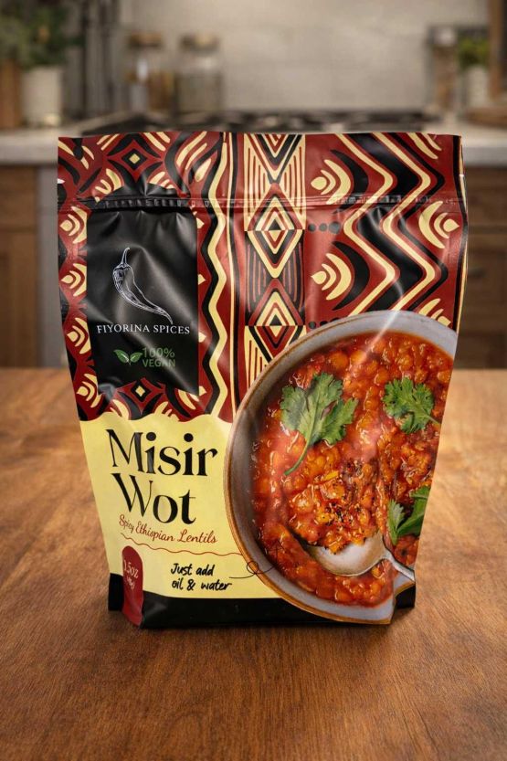 Misir Wot | Spicy Red Lentils | Food & Spices | Vegan & Ready-To-Cook (16oz)