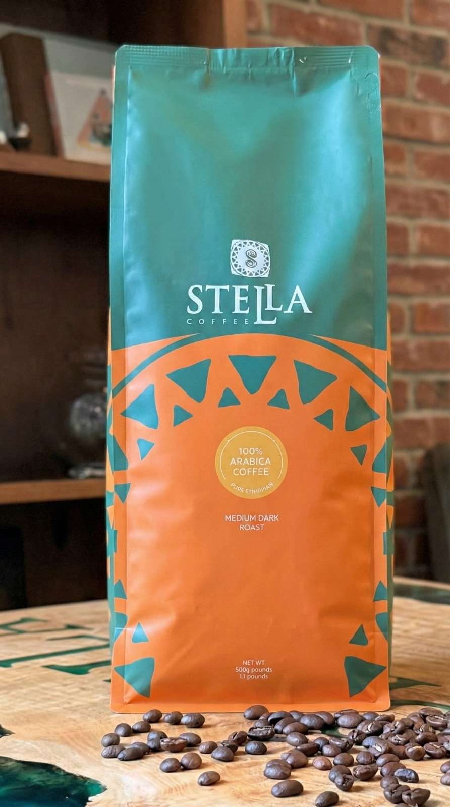 Stella Coffee Medium Roast Beans 500g (1.1lb)