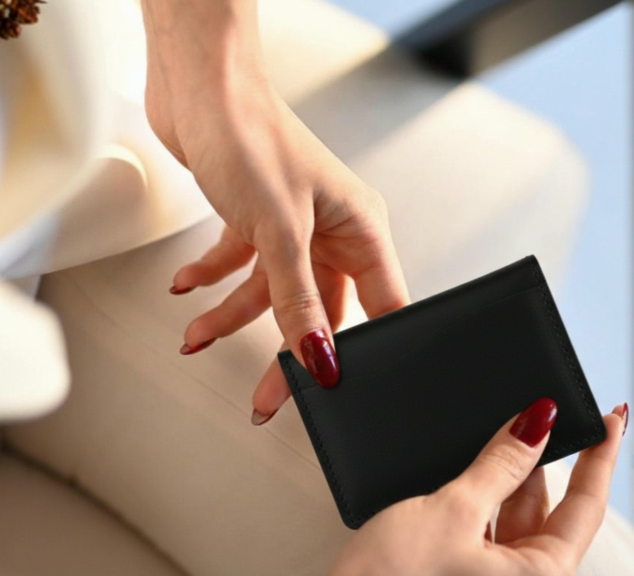 Minimalist Leather Card Holder