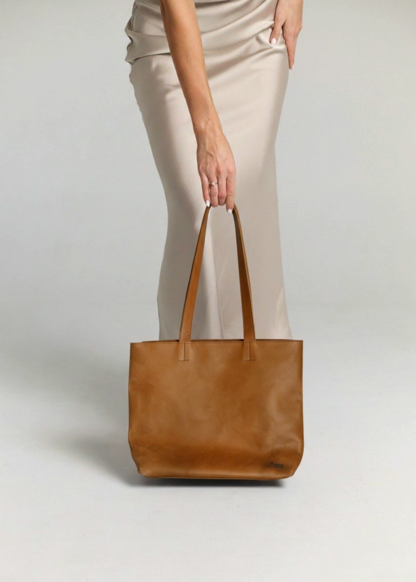 Classic Leather Tote Bag