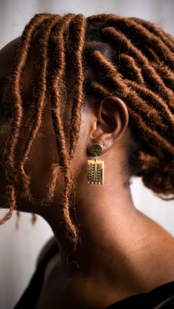 Kigango Brass Earrings