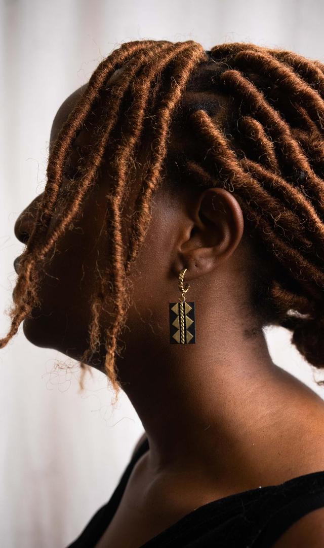 Kigango Mahogany Earrings
