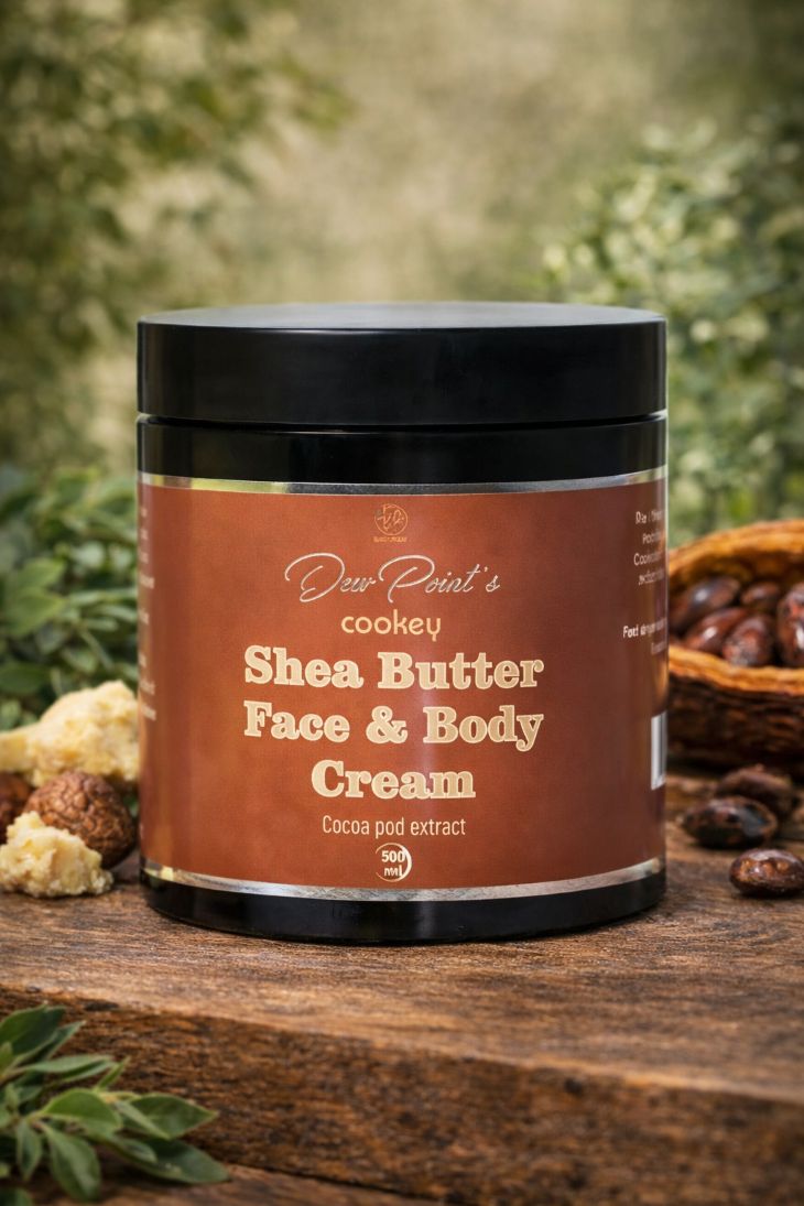 Shea Butter Face And Body Cream Cookey 500ML