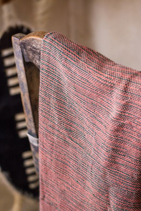 Luka Woven Grid Throw