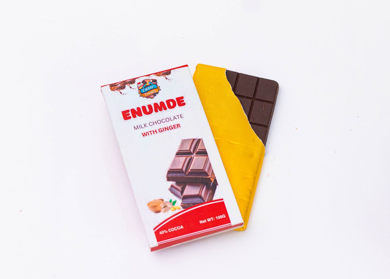 Enumde Milk Chocolate with Ginger – 100g