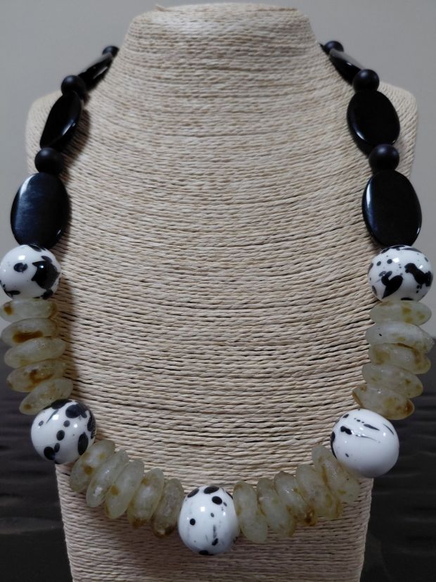 Kiln and Glass Necklace