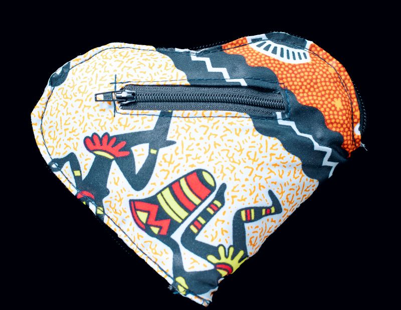 Handcrafted Heart-shaped Foldable Shopping Bag
