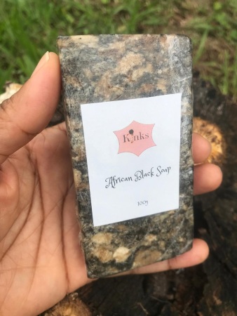 Raw African Black Soap - 100g