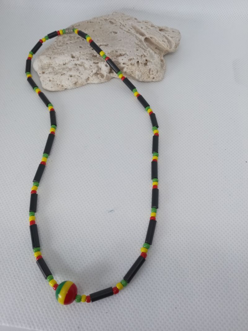 Rasta Lollipop Necklace