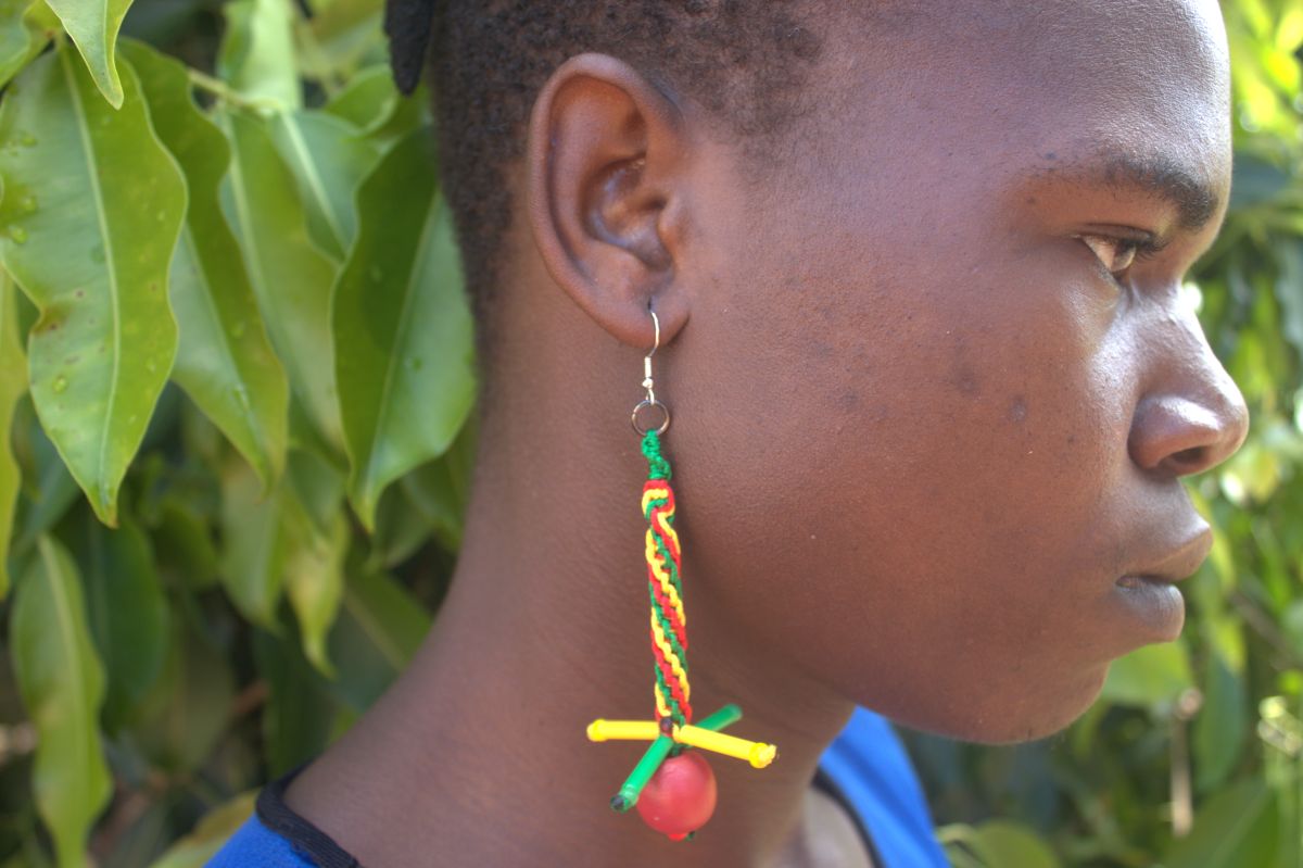 RASTA EARRING Red, Yellow & Green