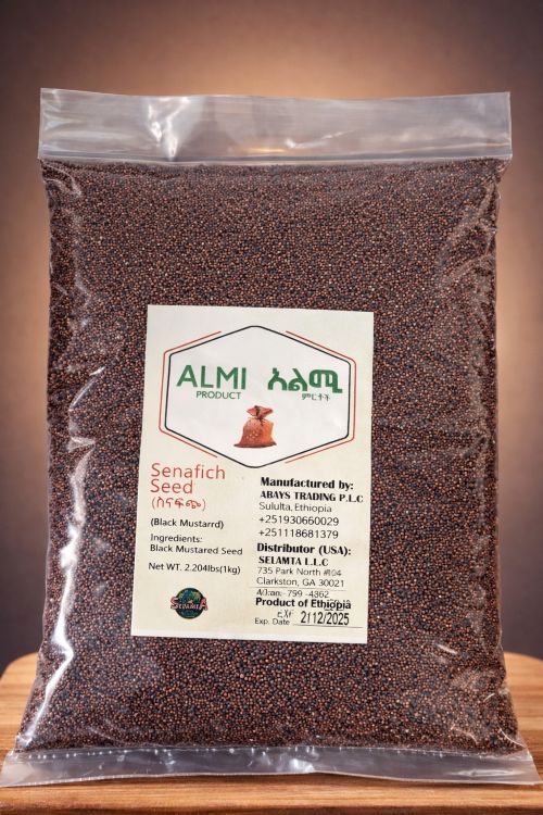Mustard Whole Seeds (Senafich)- 1Kg
