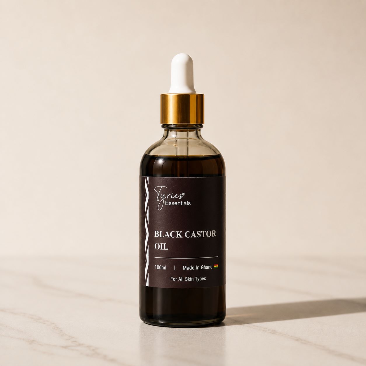Tyries Essentials Black Castor Oil- 100ml