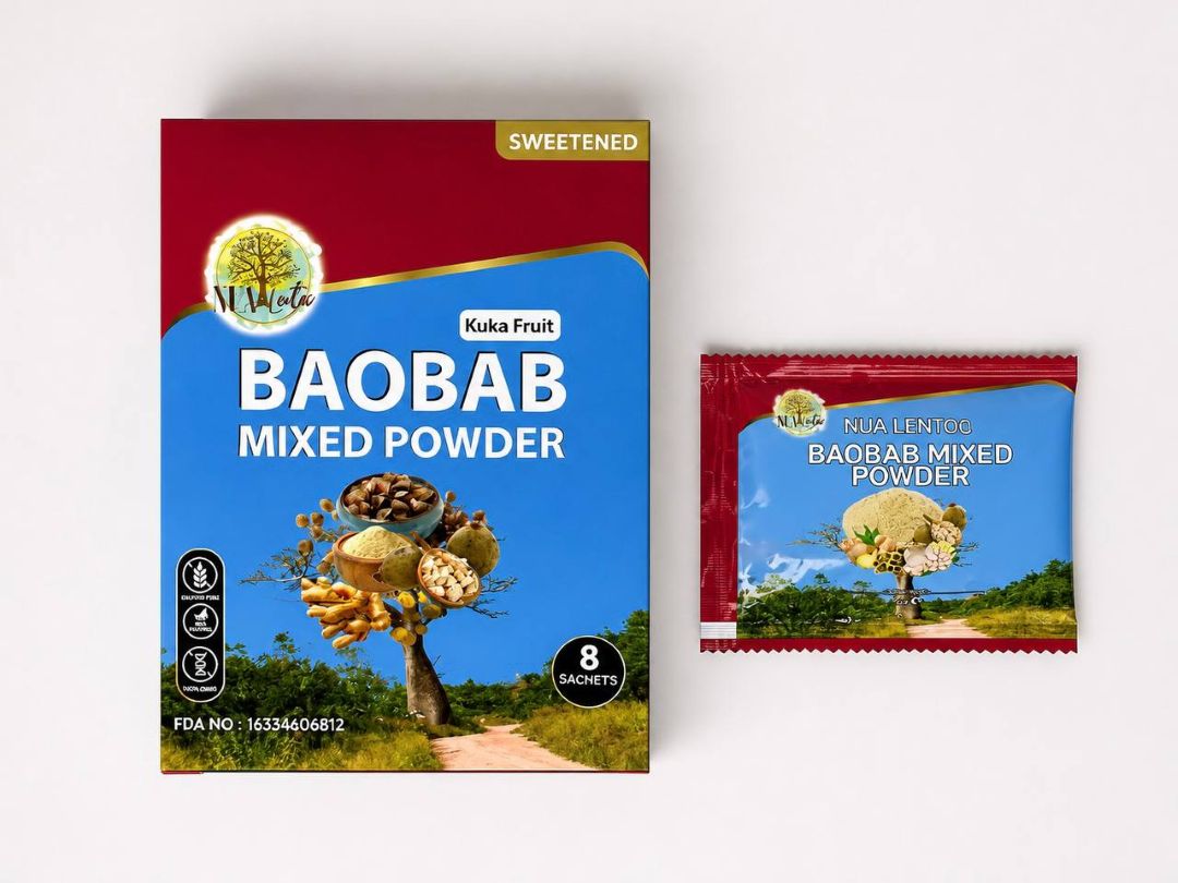 NUA Lentoc Baobab Mixed Powder (Sweetened)