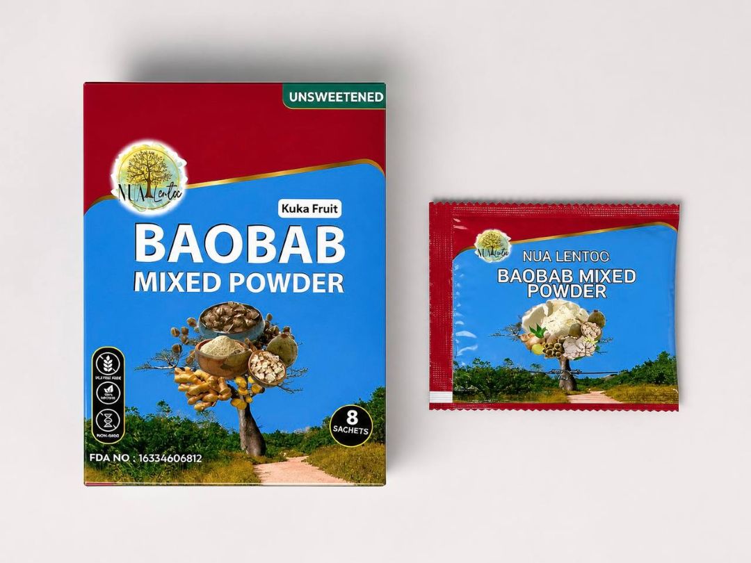 NUA Lentoc Unsweetened Baobab Mixed Powder