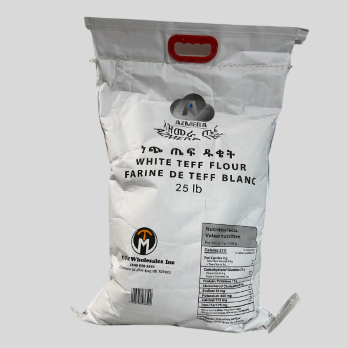 Azmera White Teff Flour – 25lb