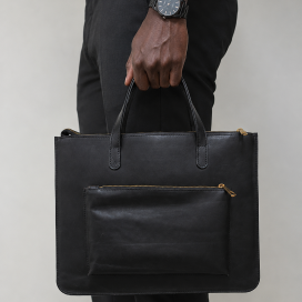 Wubet Bag – Black Genuine Leather