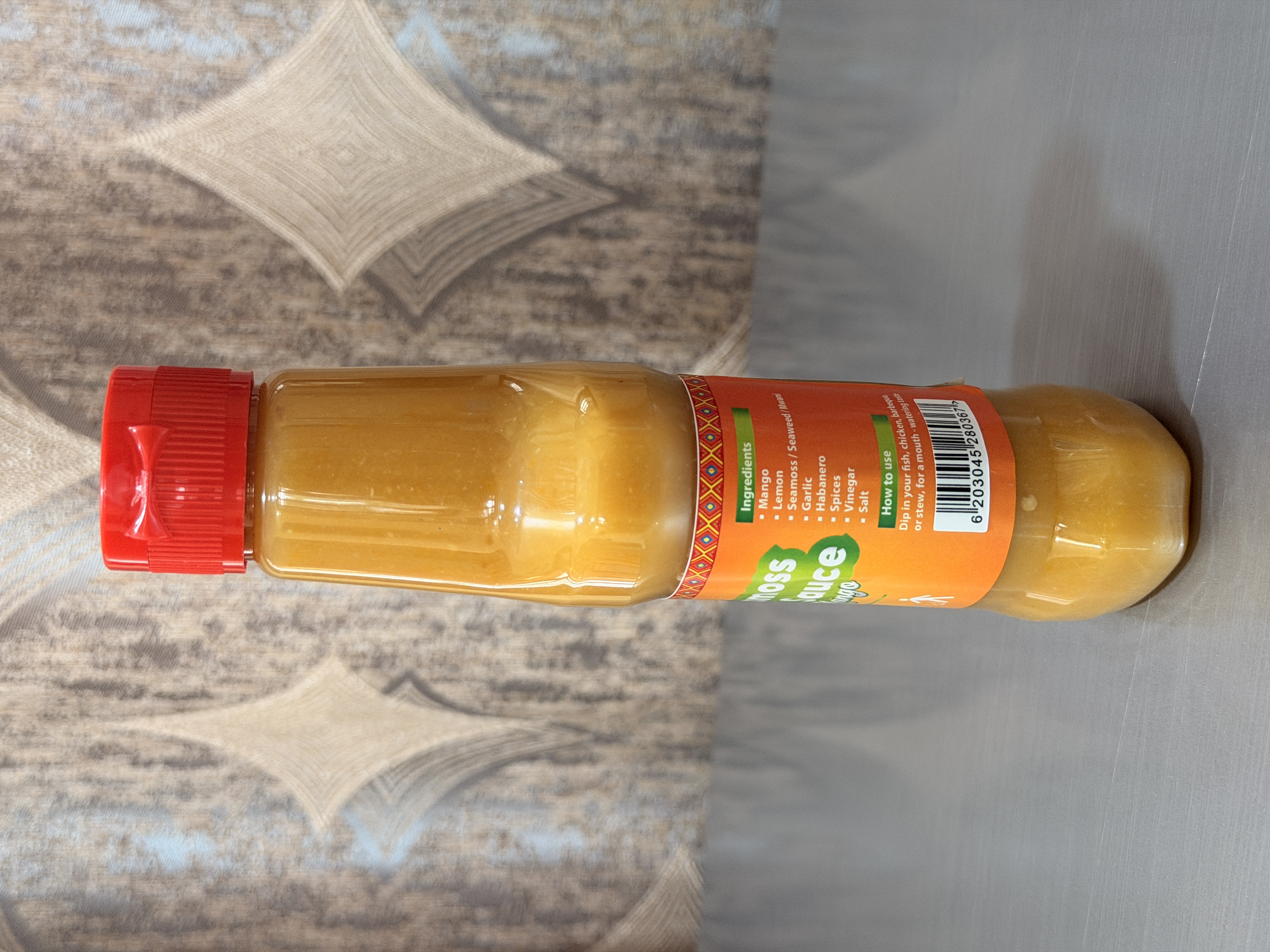 Seamoss Hot Sauce Mango 
