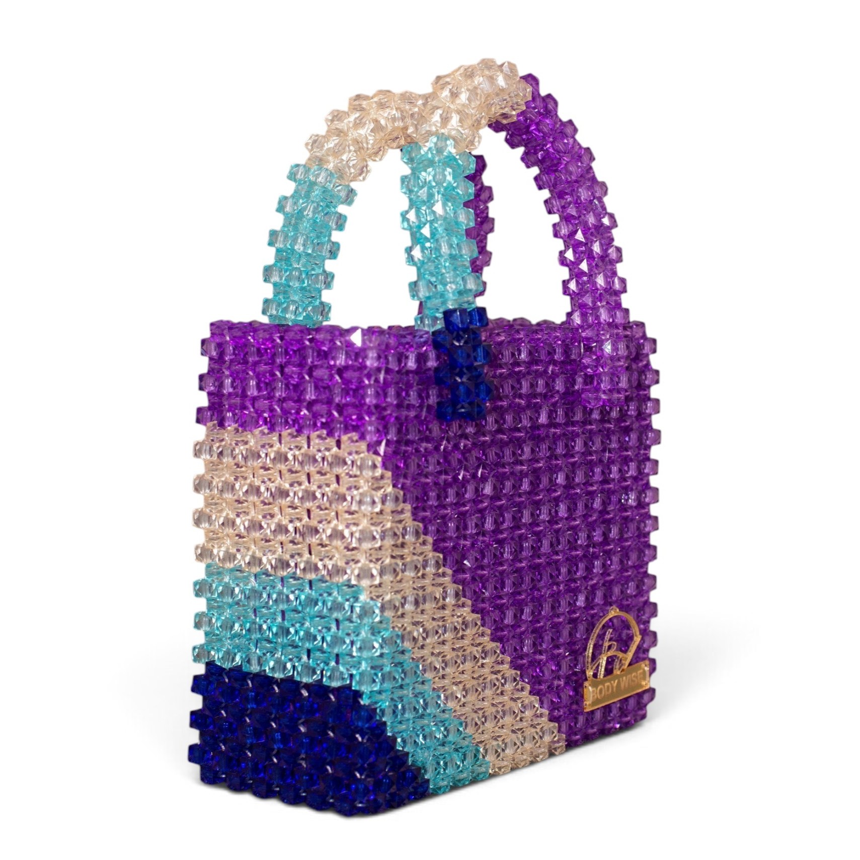 Boakyewaa Beaded Bag - Purple