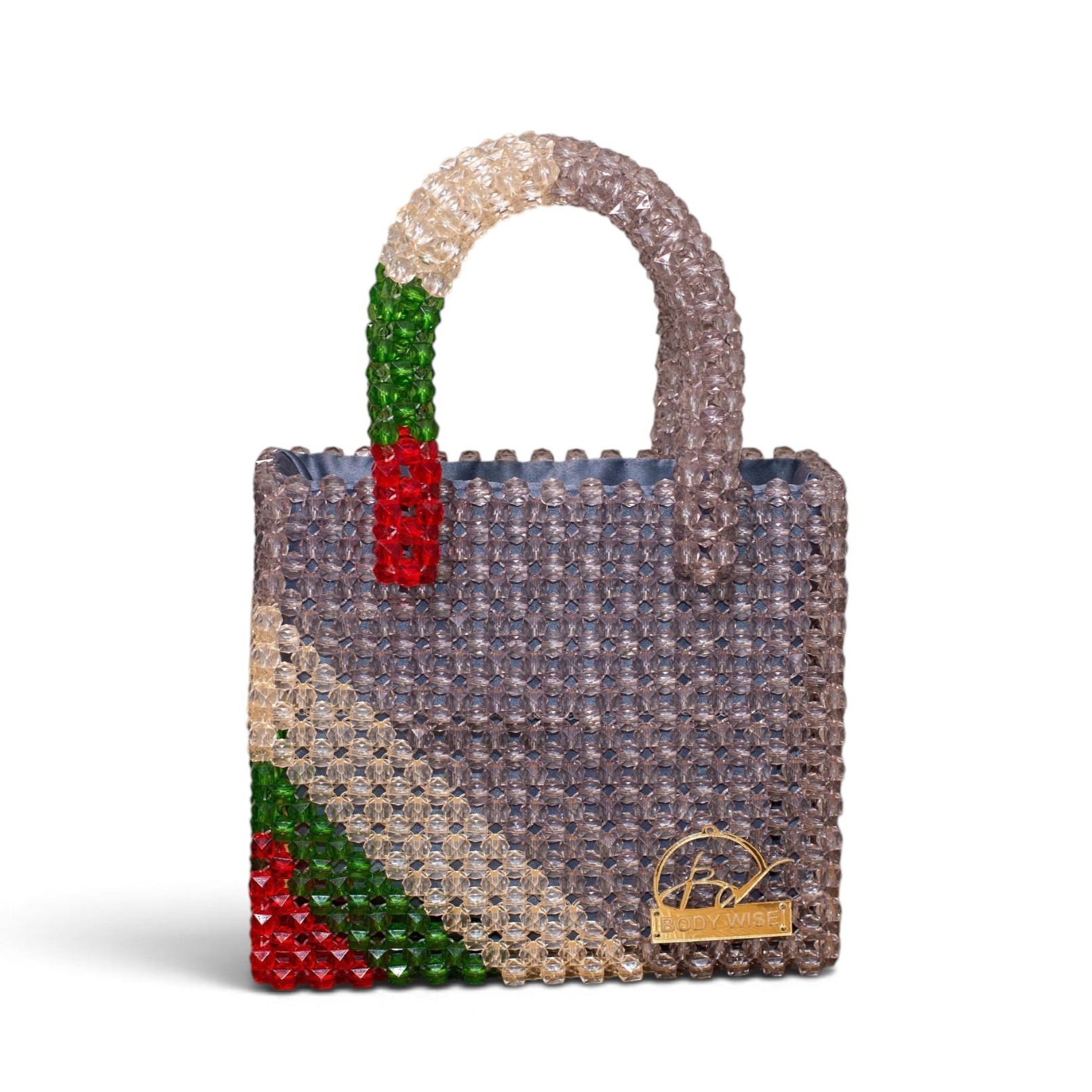 Boakyewaa Beaded Bag - Ash