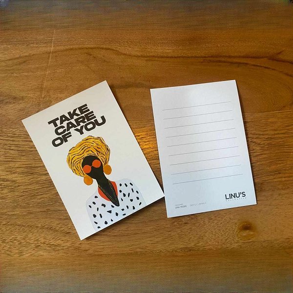 "Take Care of Yourself" Postcard