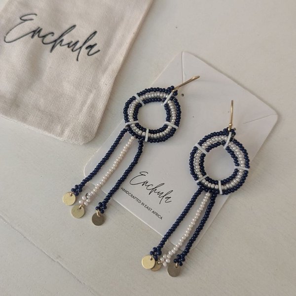 Esos Beaded Dangle Earrings