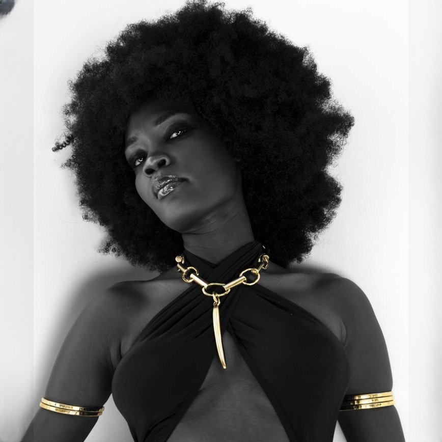 Zaambadon Large - Brass Necklace from Afrikart