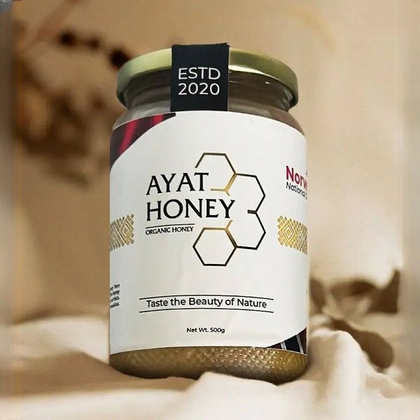 Pure Organic Ethiopian Ayat Arsi White Honey -500g