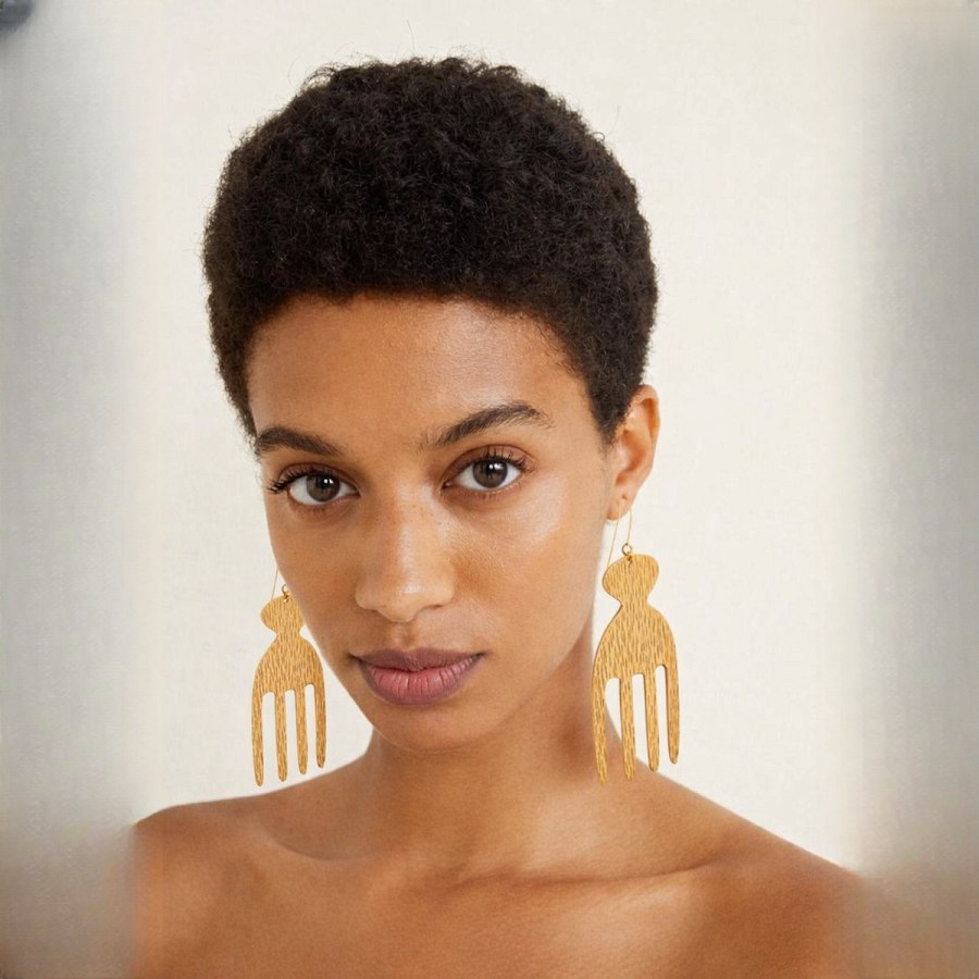 TIARA EARRINGS from Afrikart