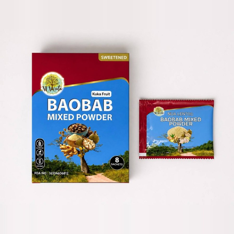 NUA Lentoc Baobab Mixed Powder (Sweetened) from Afrikart