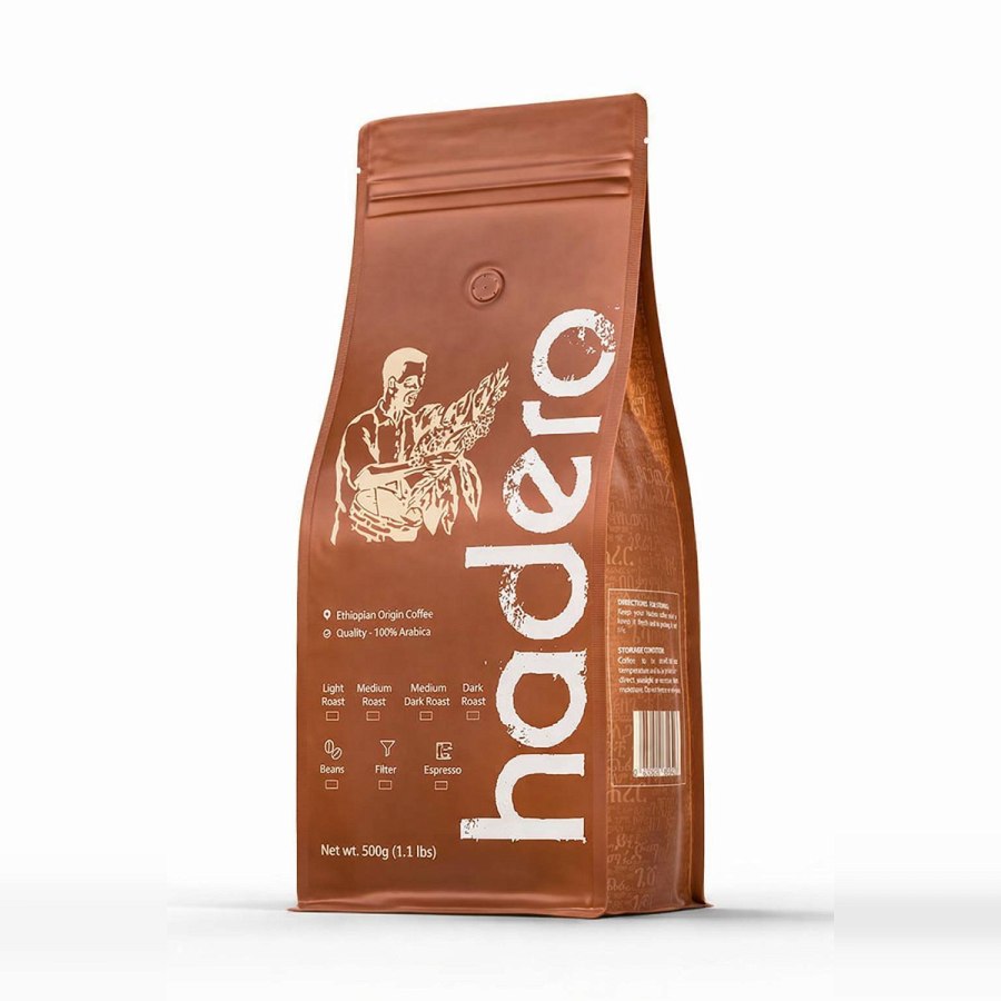Hadero Ground Coffee 500g – 100% Arabica Medium Roast Coffee from Afrikart