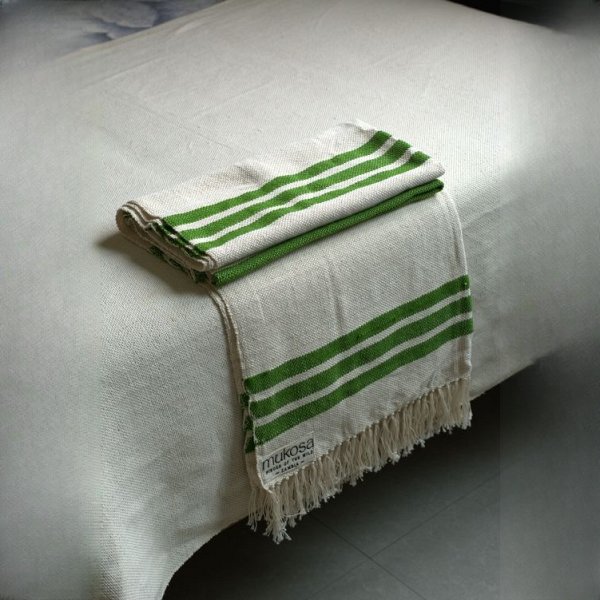 Luxurious Handwoven Saucy Mukosa Chingola Horizontal Stripe Throw 