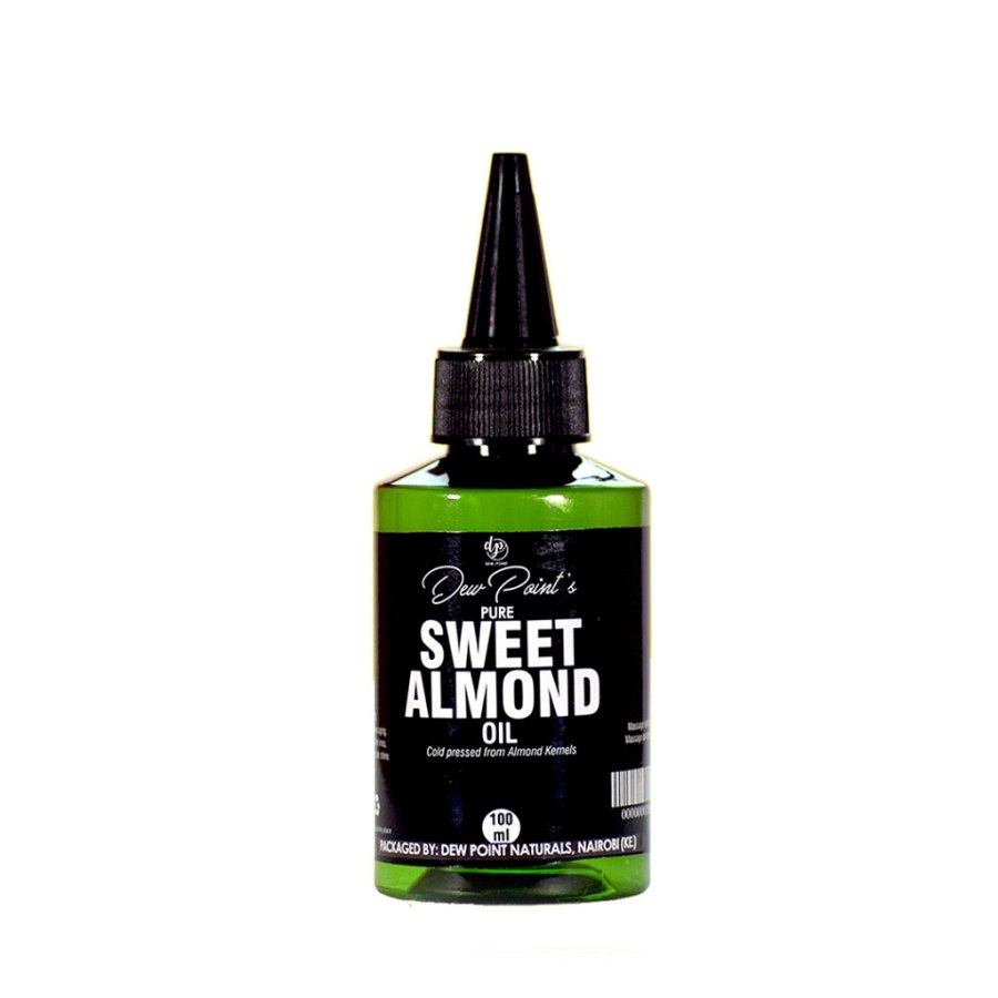 Dew Point Naturals Cold-Pressed Sweet Almond Oil (100 ml) from Afrikart