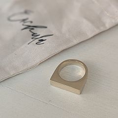 Flat Geo Ring - Thick