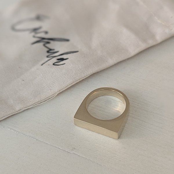 Flat Geo Ring - Thick