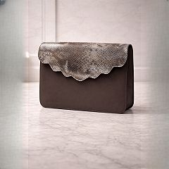 Belle Fleur bag Metallic Grey