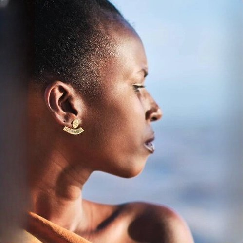 Sun Moon Earring  from Afrikart