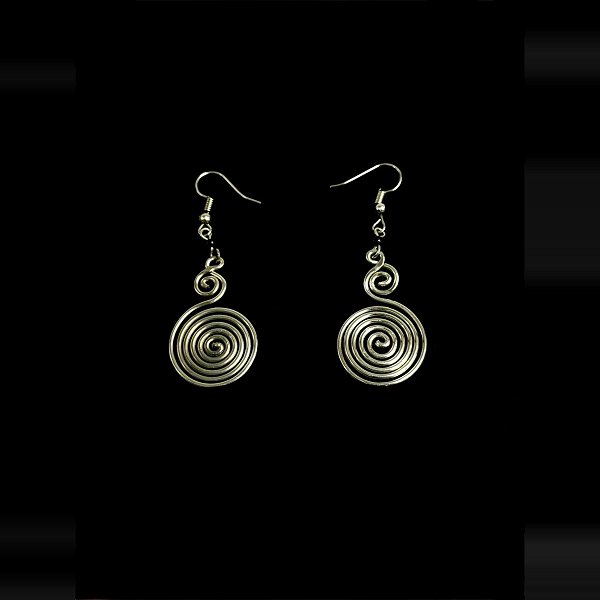 Jorova Coil Silver Earrings