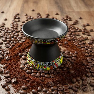 Ceramic Jebena Holder - Black 
