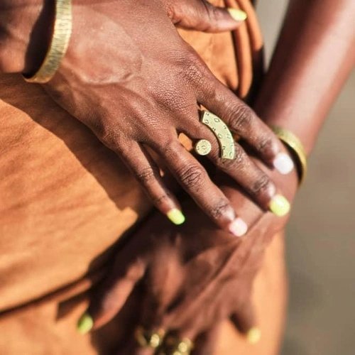  Sun Moon Ring from Afrikart