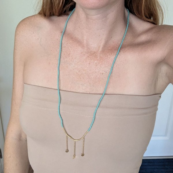 Ngili Ngili Single Strand Long Necklace