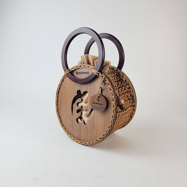 Nunyuie Medium Round Crochet Handbag