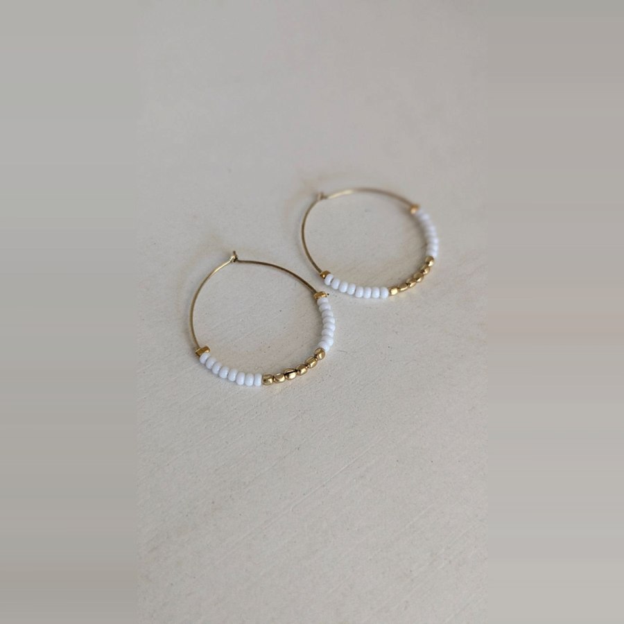 Beaded  Hoops from Afrikart
