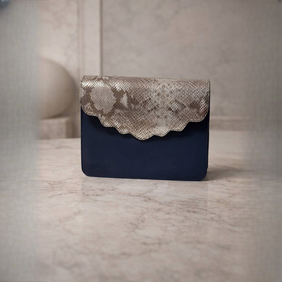 Belle Fleur Metallic Blu Grey from Afrikart